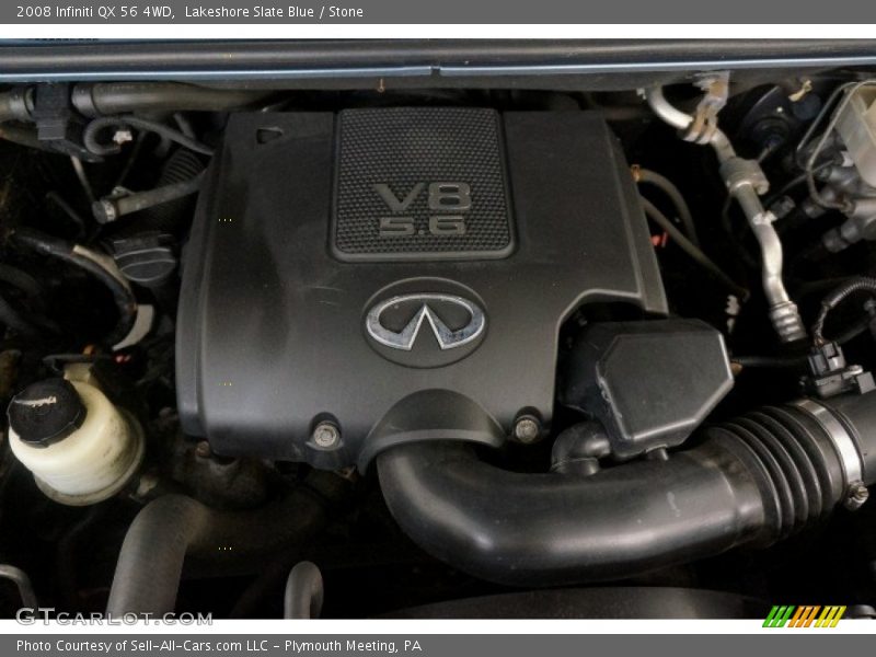 Lakeshore Slate Blue / Stone 2008 Infiniti QX 56 4WD