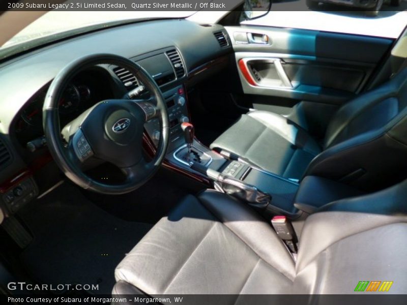 Quartz Silver Metallic / Off Black 2009 Subaru Legacy 2.5i Limited Sedan