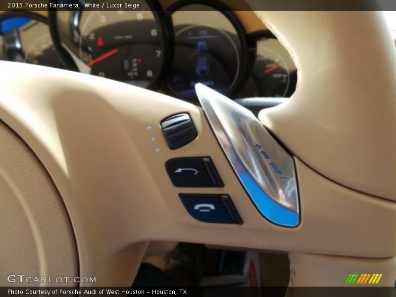 White / Luxor Beige 2015 Porsche Panamera