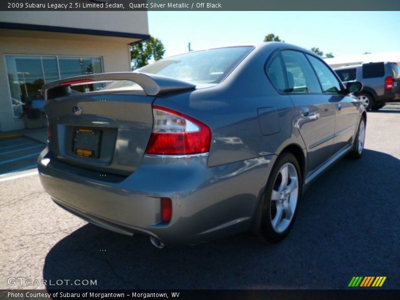 Quartz Silver Metallic / Off Black 2009 Subaru Legacy 2.5i Limited Sedan