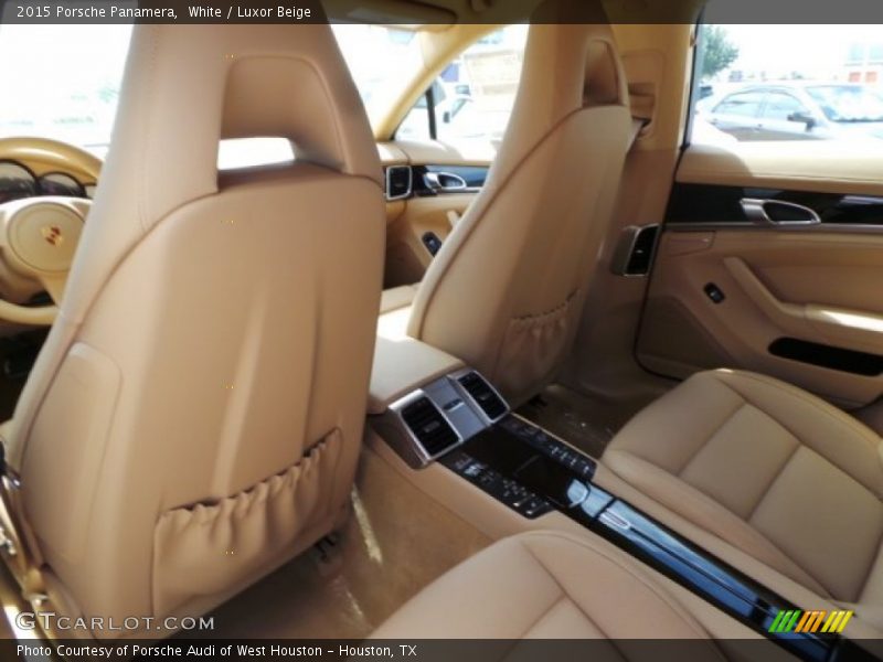 White / Luxor Beige 2015 Porsche Panamera