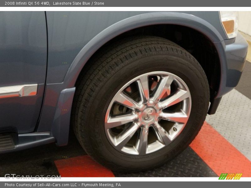 Lakeshore Slate Blue / Stone 2008 Infiniti QX 56 4WD