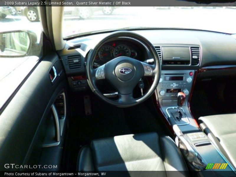 Quartz Silver Metallic / Off Black 2009 Subaru Legacy 2.5i Limited Sedan