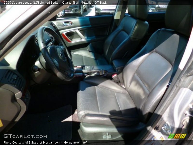 Quartz Silver Metallic / Off Black 2009 Subaru Legacy 2.5i Limited Sedan