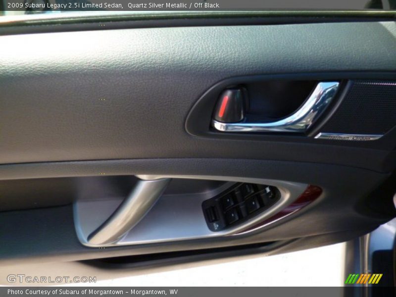 Quartz Silver Metallic / Off Black 2009 Subaru Legacy 2.5i Limited Sedan