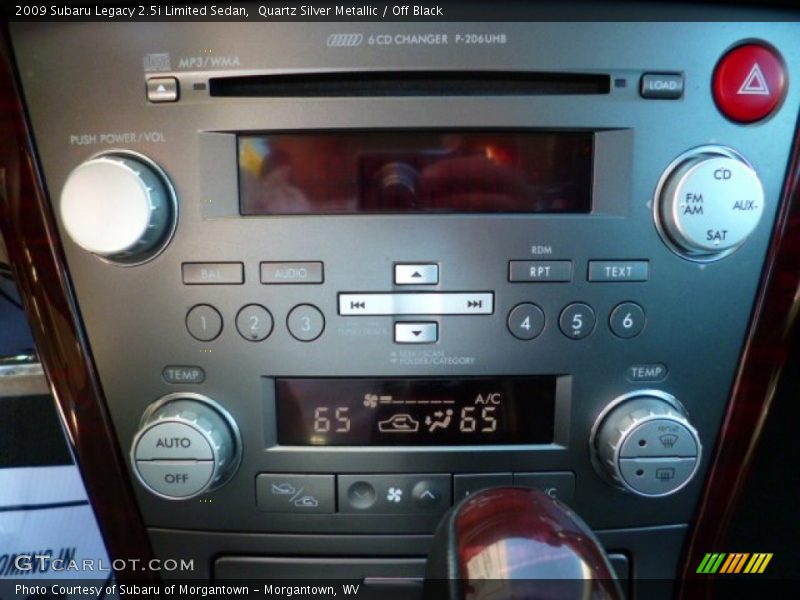 Quartz Silver Metallic / Off Black 2009 Subaru Legacy 2.5i Limited Sedan