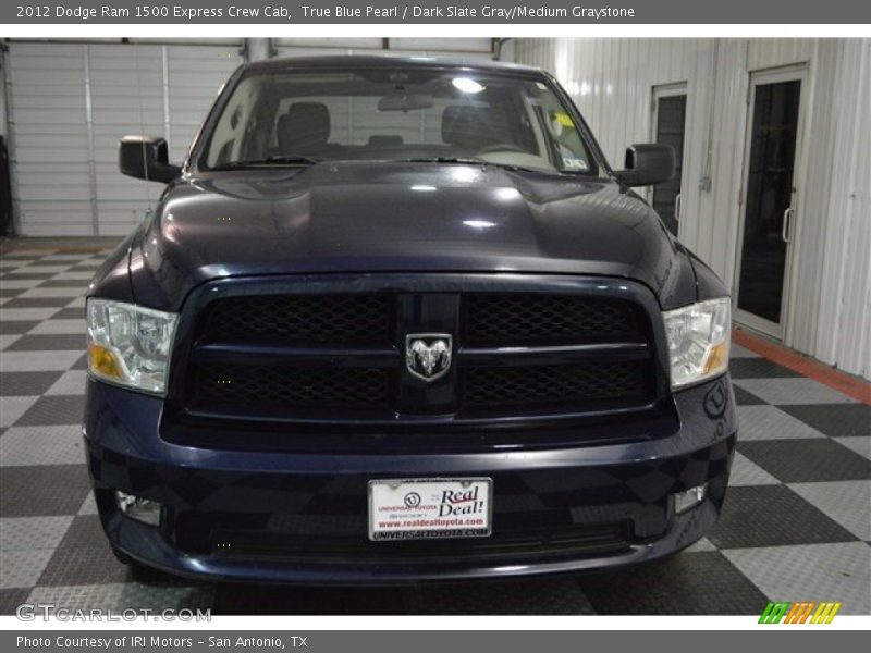 True Blue Pearl / Dark Slate Gray/Medium Graystone 2012 Dodge Ram 1500 Express Crew Cab
