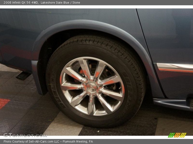 Lakeshore Slate Blue / Stone 2008 Infiniti QX 56 4WD