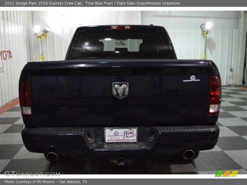 True Blue Pearl / Dark Slate Gray/Medium Graystone 2012 Dodge Ram 1500 Express Crew Cab