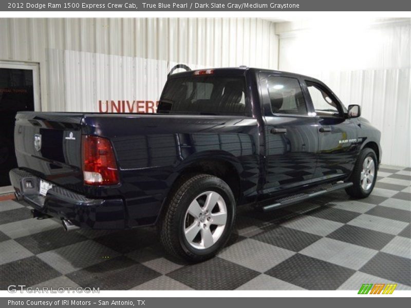 True Blue Pearl / Dark Slate Gray/Medium Graystone 2012 Dodge Ram 1500 Express Crew Cab