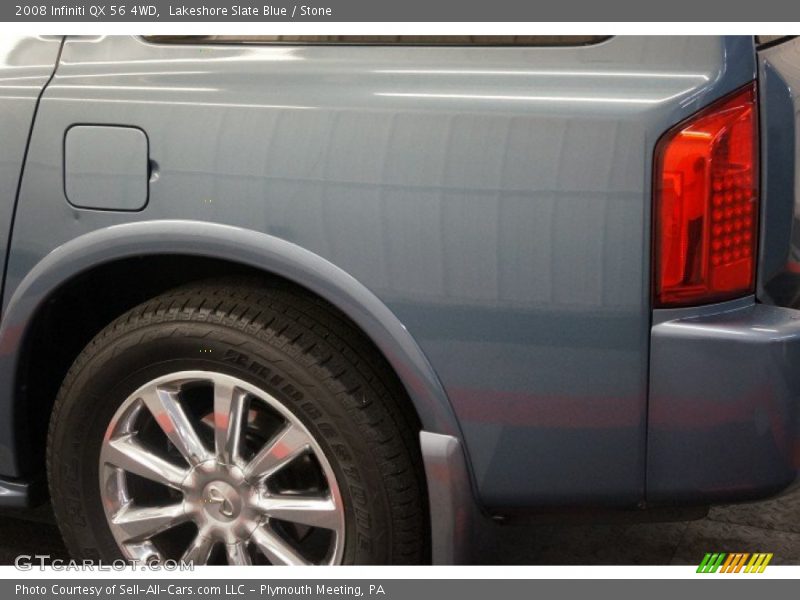 Lakeshore Slate Blue / Stone 2008 Infiniti QX 56 4WD