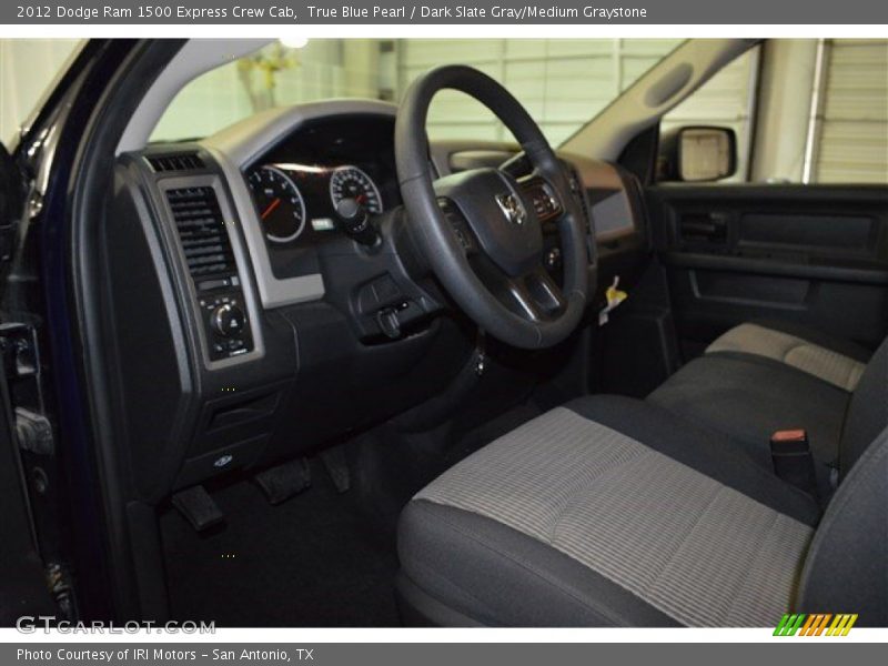 True Blue Pearl / Dark Slate Gray/Medium Graystone 2012 Dodge Ram 1500 Express Crew Cab