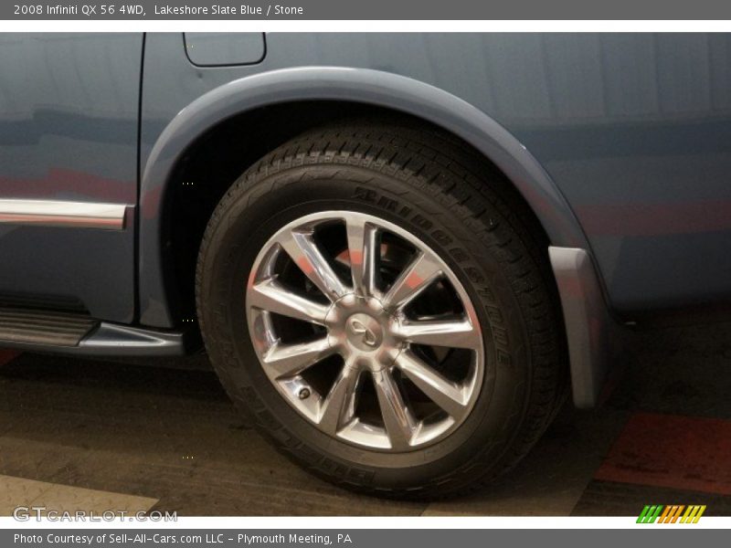 Lakeshore Slate Blue / Stone 2008 Infiniti QX 56 4WD