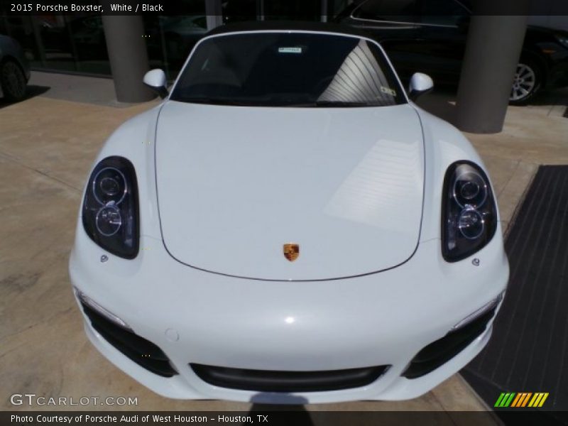 White / Black 2015 Porsche Boxster