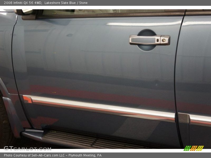 Lakeshore Slate Blue / Stone 2008 Infiniti QX 56 4WD