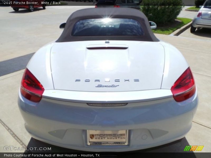 White / Black 2015 Porsche Boxster