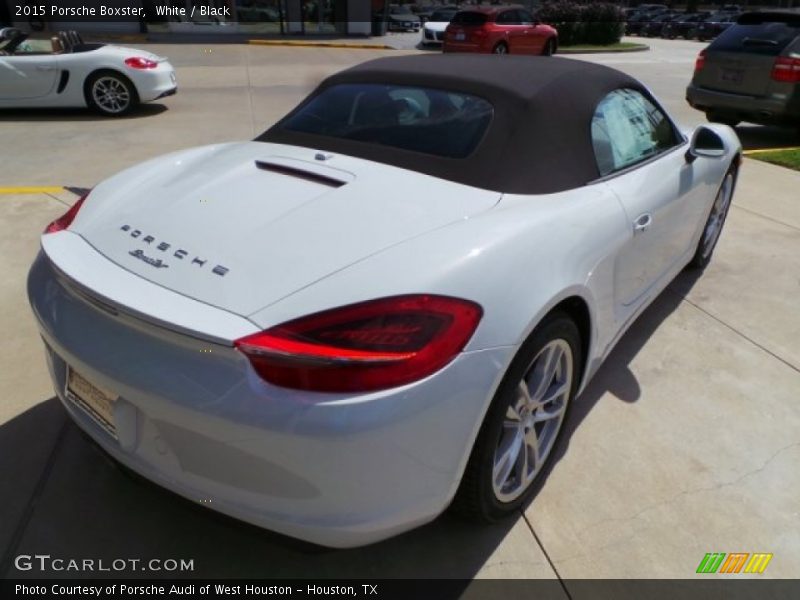 White / Black 2015 Porsche Boxster