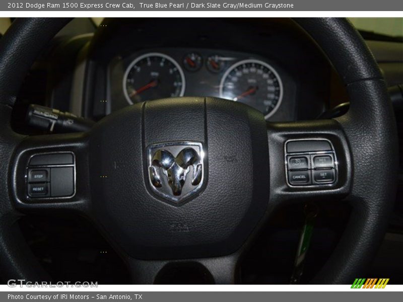 True Blue Pearl / Dark Slate Gray/Medium Graystone 2012 Dodge Ram 1500 Express Crew Cab
