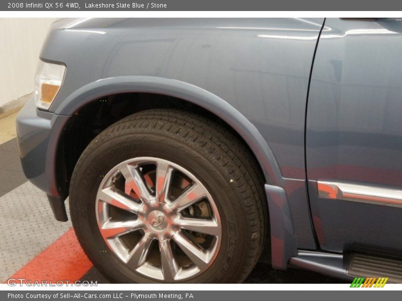 Lakeshore Slate Blue / Stone 2008 Infiniti QX 56 4WD