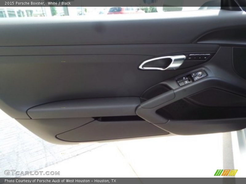 White / Black 2015 Porsche Boxster