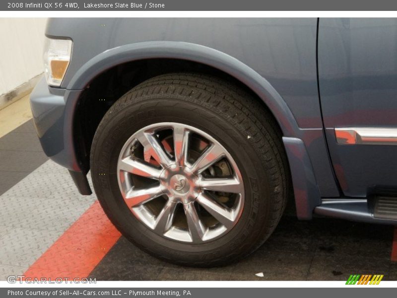 Lakeshore Slate Blue / Stone 2008 Infiniti QX 56 4WD