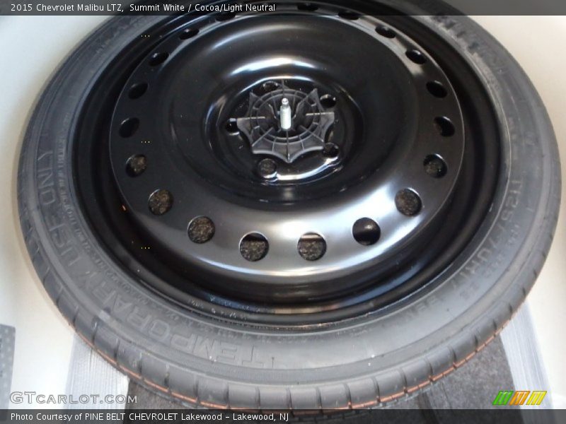 Summit White / Cocoa/Light Neutral 2015 Chevrolet Malibu LTZ