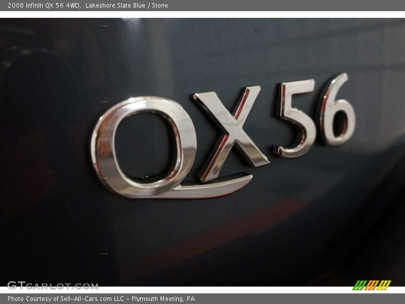 Lakeshore Slate Blue / Stone 2008 Infiniti QX 56 4WD