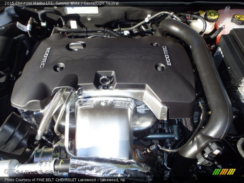 Summit White / Cocoa/Light Neutral 2015 Chevrolet Malibu LTZ