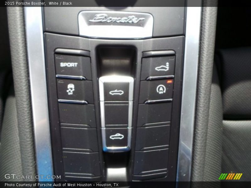 Controls of 2015 Boxster 