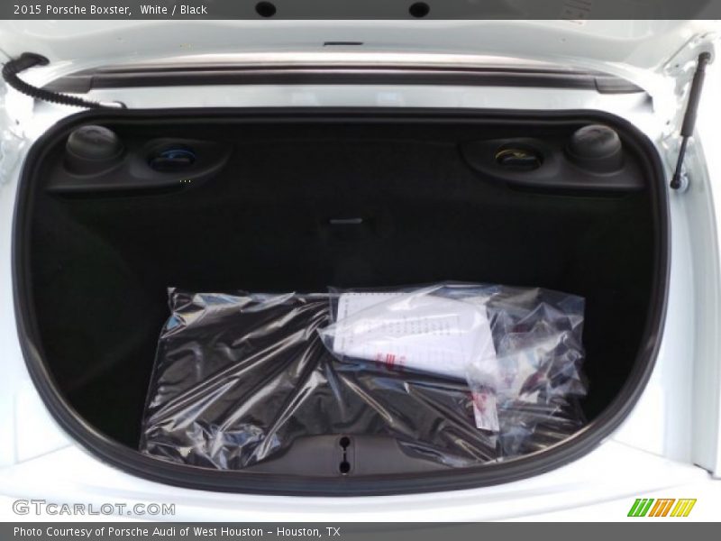  2015 Boxster  Trunk