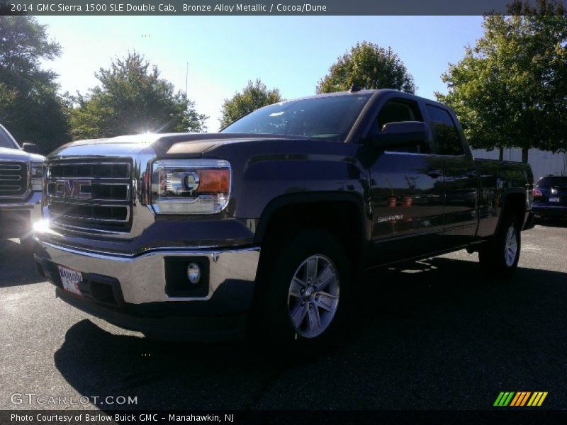 Bronze Alloy Metallic / Cocoa/Dune 2014 GMC Sierra 1500 SLE Double Cab