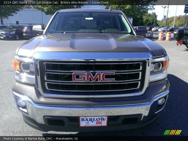 Bronze Alloy Metallic / Cocoa/Dune 2014 GMC Sierra 1500 SLE Double Cab