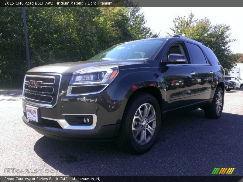 Iridium Metallic / Light Titanium 2015 GMC Acadia SLT AWD
