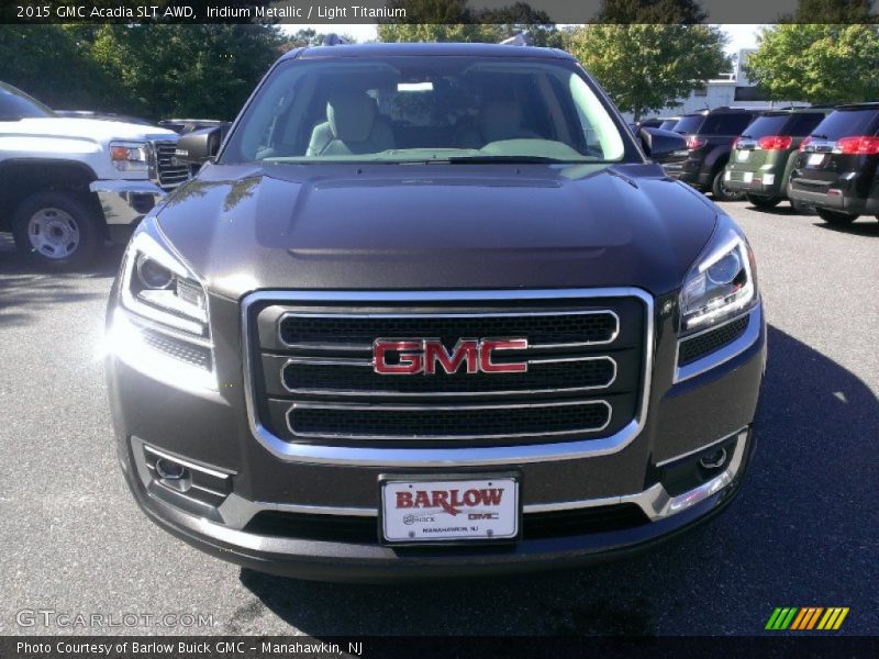 Iridium Metallic / Light Titanium 2015 GMC Acadia SLT AWD