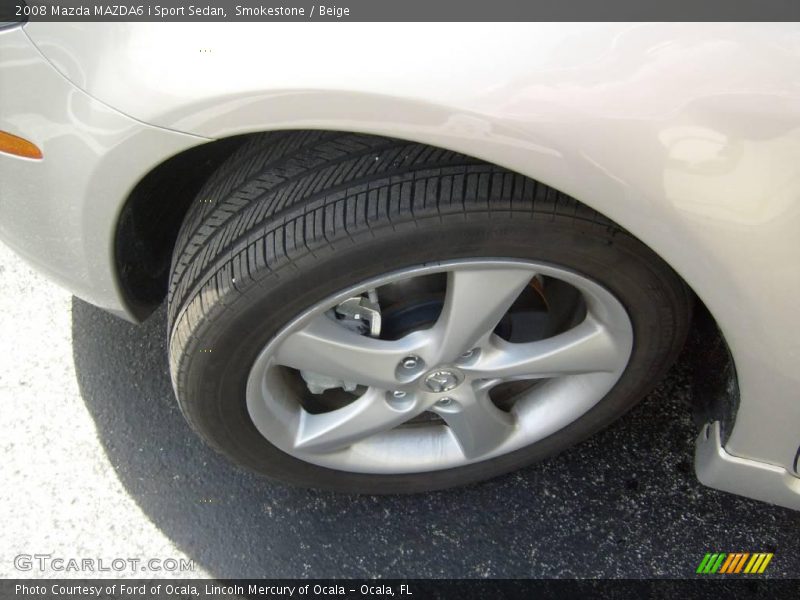 Smokestone / Beige 2008 Mazda MAZDA6 i Sport Sedan