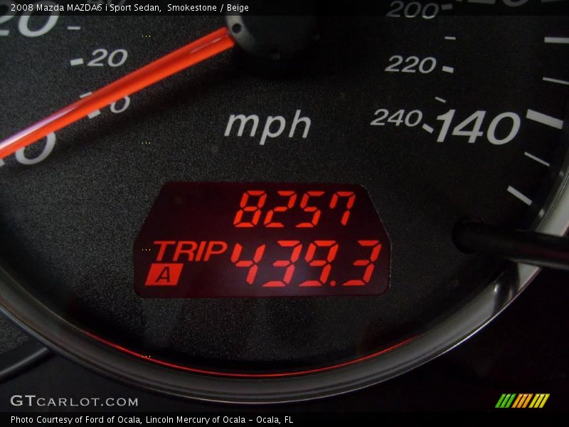 Smokestone / Beige 2008 Mazda MAZDA6 i Sport Sedan