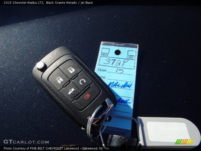 Black Granite Metallic / Jet Black 2015 Chevrolet Malibu LTZ