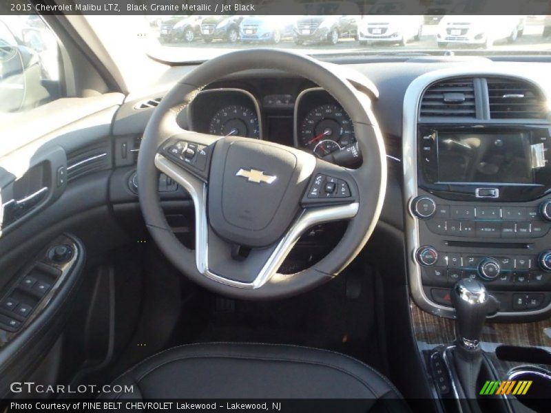 Black Granite Metallic / Jet Black 2015 Chevrolet Malibu LTZ