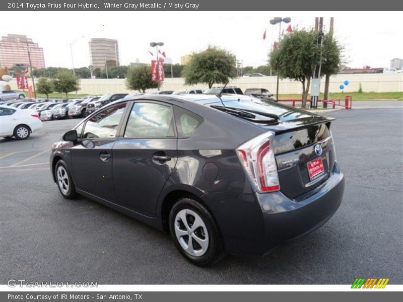 Winter Gray Metallic / Misty Gray 2014 Toyota Prius Four Hybrid