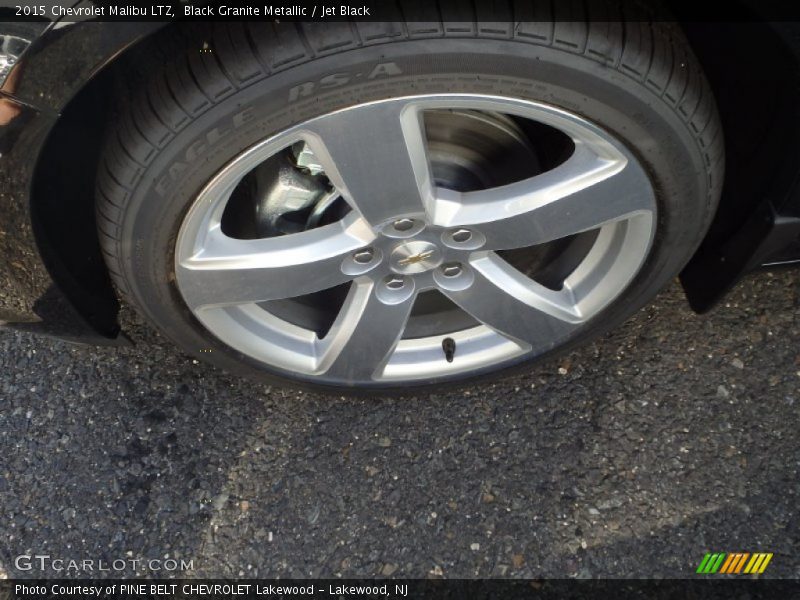 Black Granite Metallic / Jet Black 2015 Chevrolet Malibu LTZ