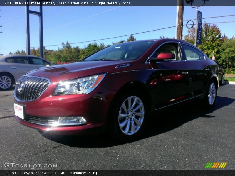 Deep Garnet Metallic / Light Neutral/Cocoa 2015 Buick LaCrosse Leather