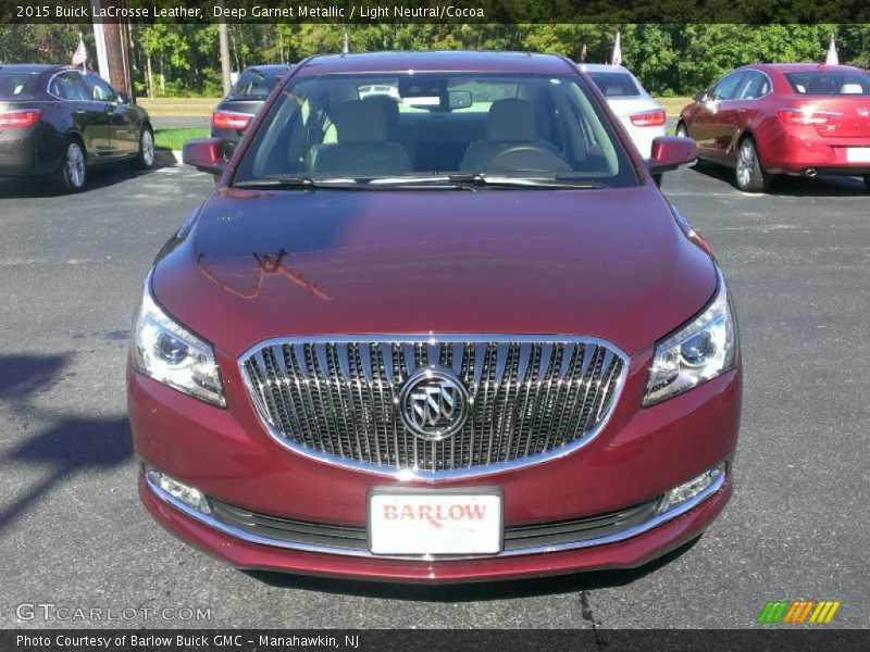 Deep Garnet Metallic / Light Neutral/Cocoa 2015 Buick LaCrosse Leather