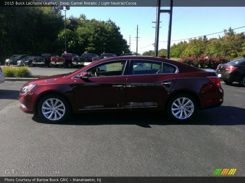 Deep Garnet Metallic / Light Neutral/Cocoa 2015 Buick LaCrosse Leather