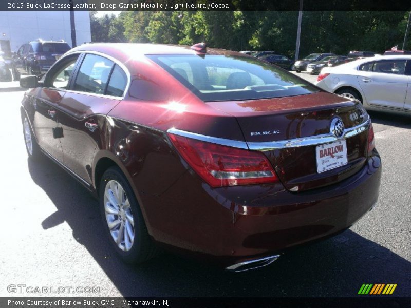 Deep Garnet Metallic / Light Neutral/Cocoa 2015 Buick LaCrosse Leather