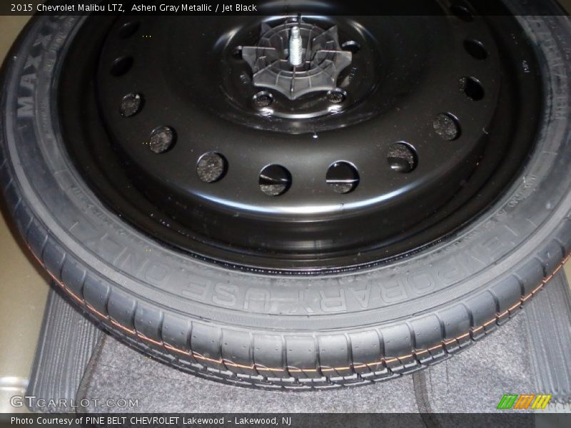 Ashen Gray Metallic / Jet Black 2015 Chevrolet Malibu LTZ