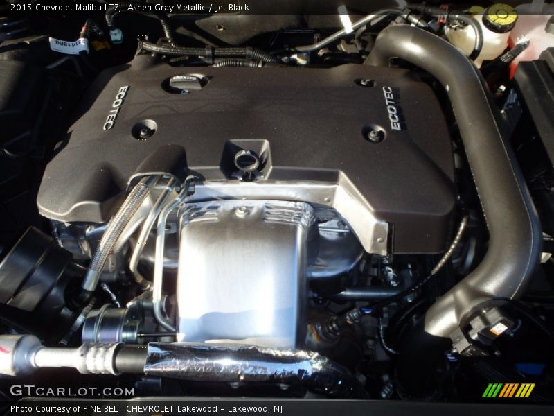 Ashen Gray Metallic / Jet Black 2015 Chevrolet Malibu LTZ