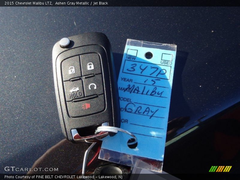 Ashen Gray Metallic / Jet Black 2015 Chevrolet Malibu LTZ