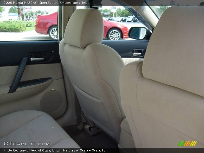 Smokestone / Beige 2008 Mazda MAZDA6 i Sport Sedan