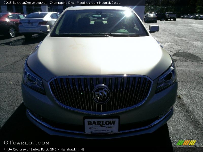 Champagne Silver Metallic / Light Neutral/Cocoa 2015 Buick LaCrosse Leather