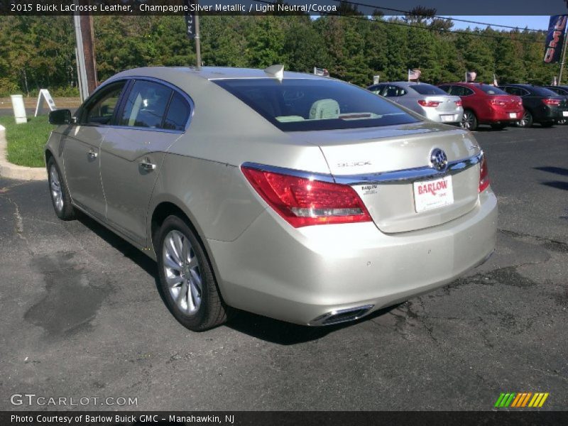 Champagne Silver Metallic / Light Neutral/Cocoa 2015 Buick LaCrosse Leather